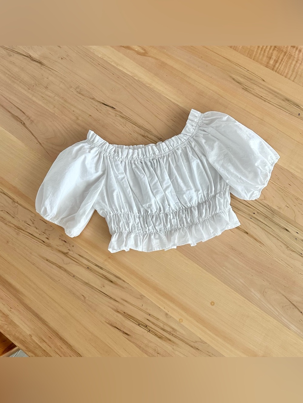 ZARA white top S